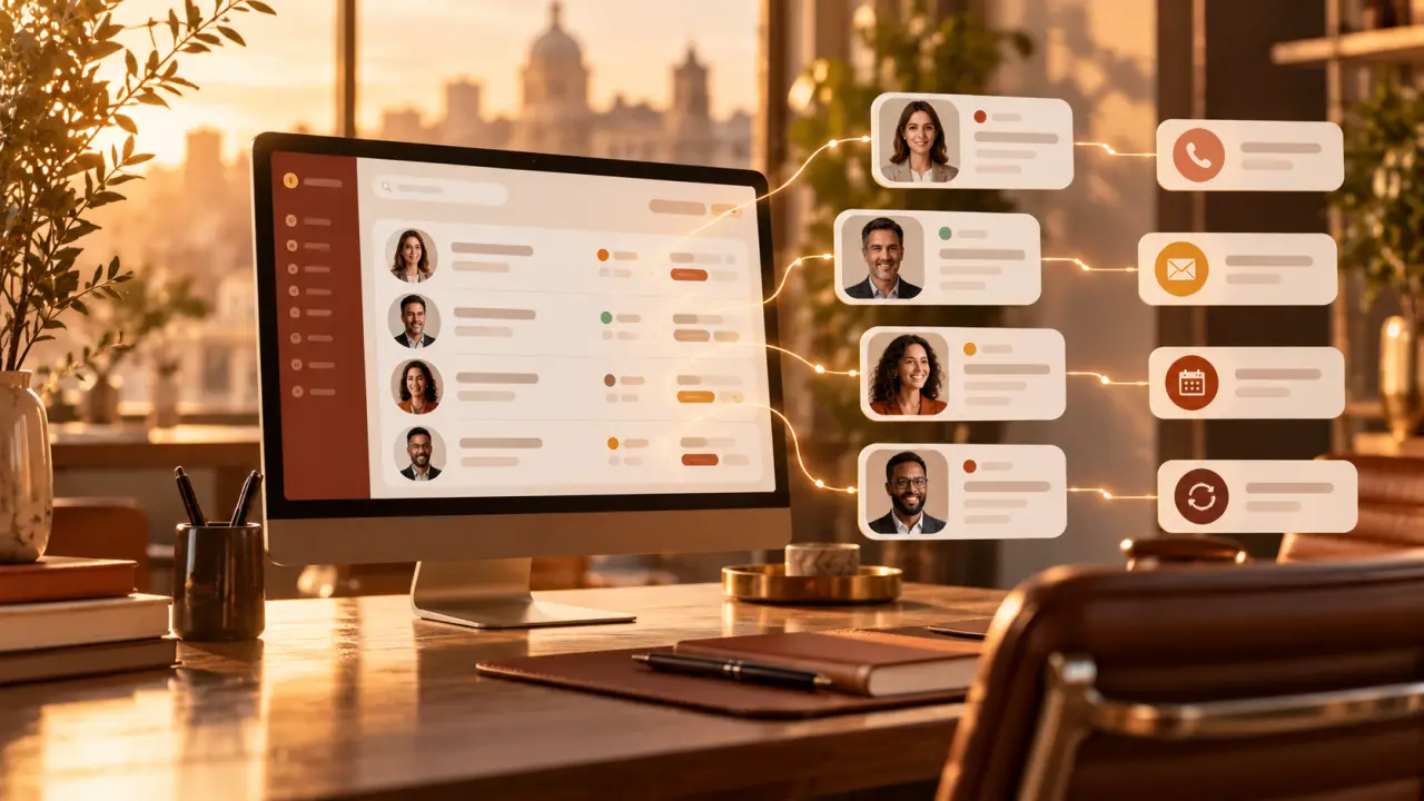Une base CRM fiable relie chaque contact à la prochaine action