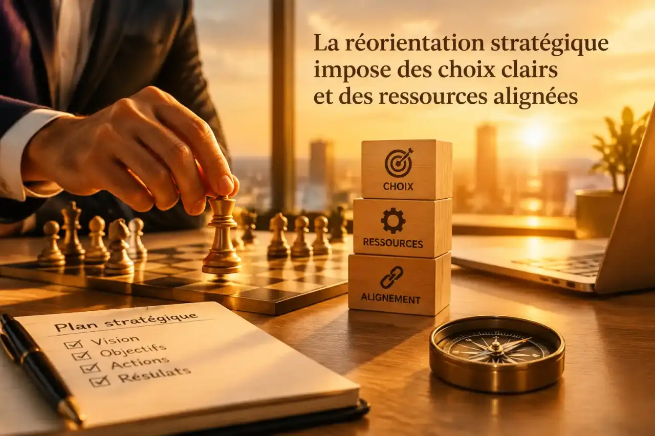 La réorientation stratégique impose des choix clairs et des ressources alignées